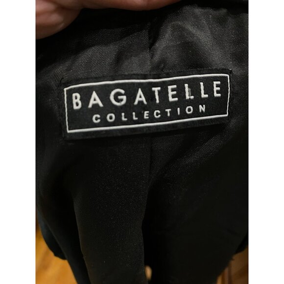 NWT Bagatelle Collection Black Sequin Open Front Blazer Jacket Lined Size M - Picture 4 of 9